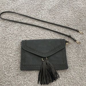Grey clutch or cross body